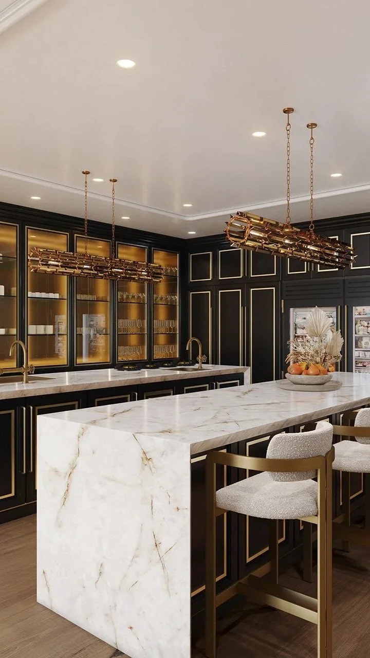 Residential kitchen rendering