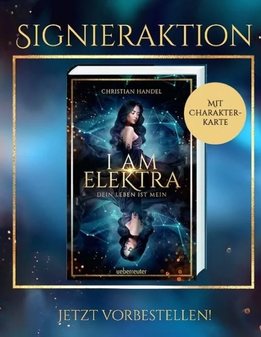 I AM ELEKTRA signiert &amp; mit Charakter-Illu