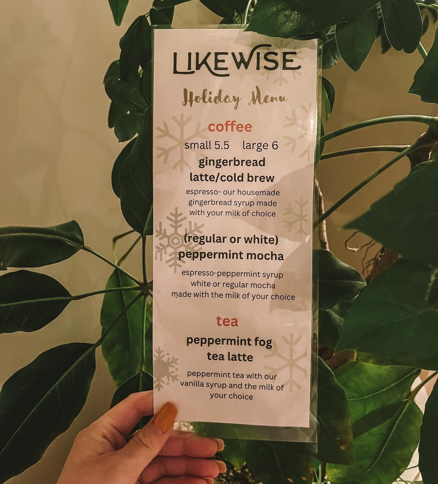 A NEW month calls for a NEW holiday menu!!!!! 🤩 Which drink are you most excited for?

#865 #likewise #likewisecoffee #likewiseroastery #shoplocalknox #shoplocalknoxville #peppermintmocha #gingerbread #gingerbreadlatte