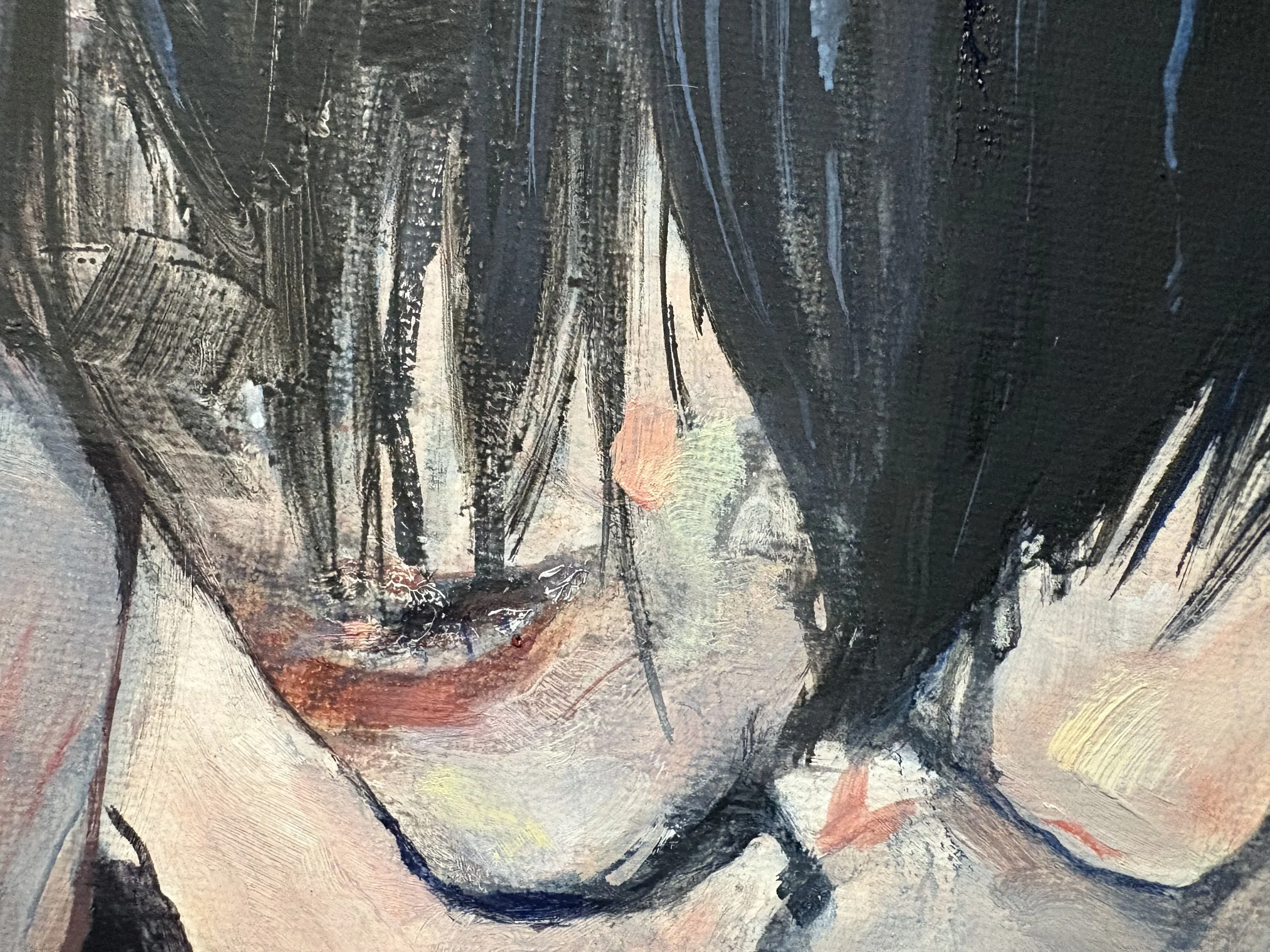“Southern Gothic”, 2025, oil on canvas, 60 x 80 cm (23 ¾ x 31 ½ in), detail