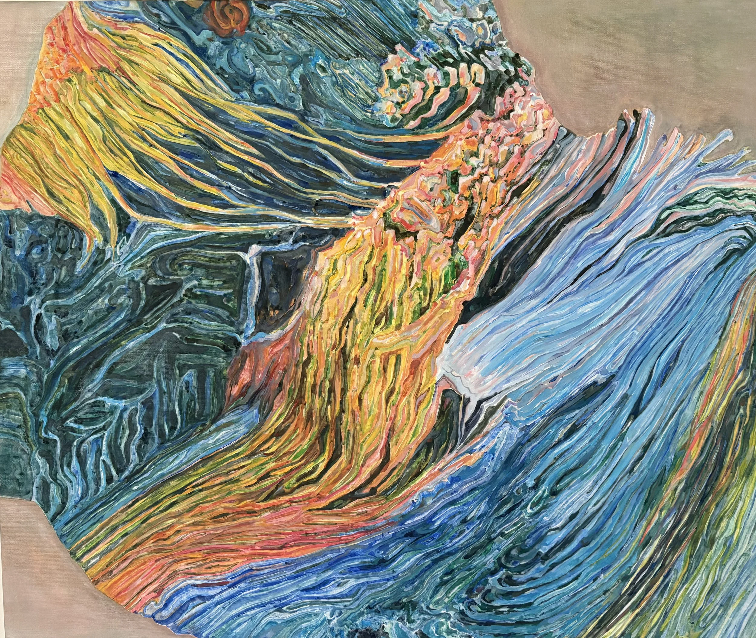 “Heart Unfolding”, 2026, oil on linen, 50.8 x 61 cm (20 x 24 in)