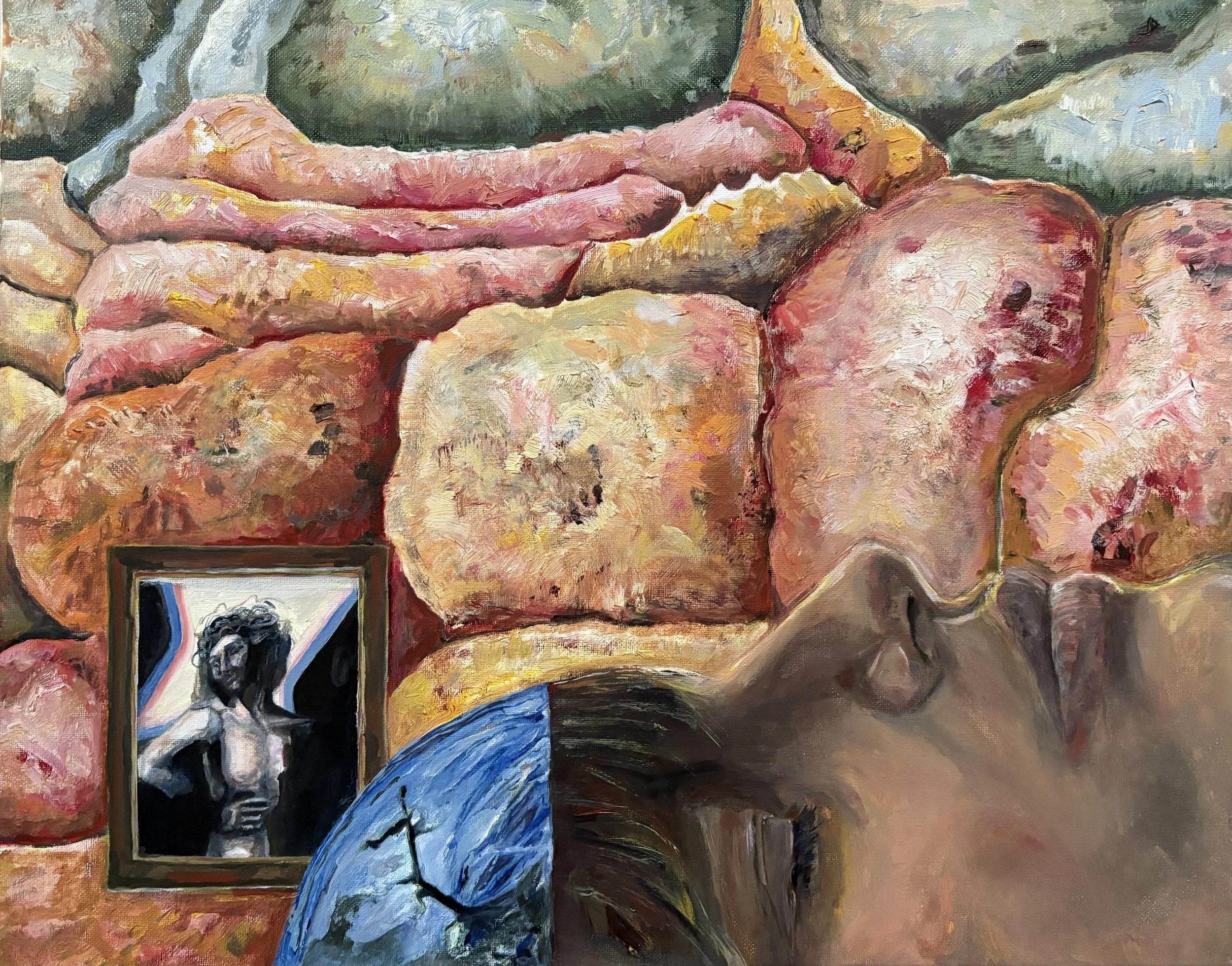 “Concepts Taking Root”, 2025, oil on canvas, 40.5 x 51 cm (16 x 20 in)