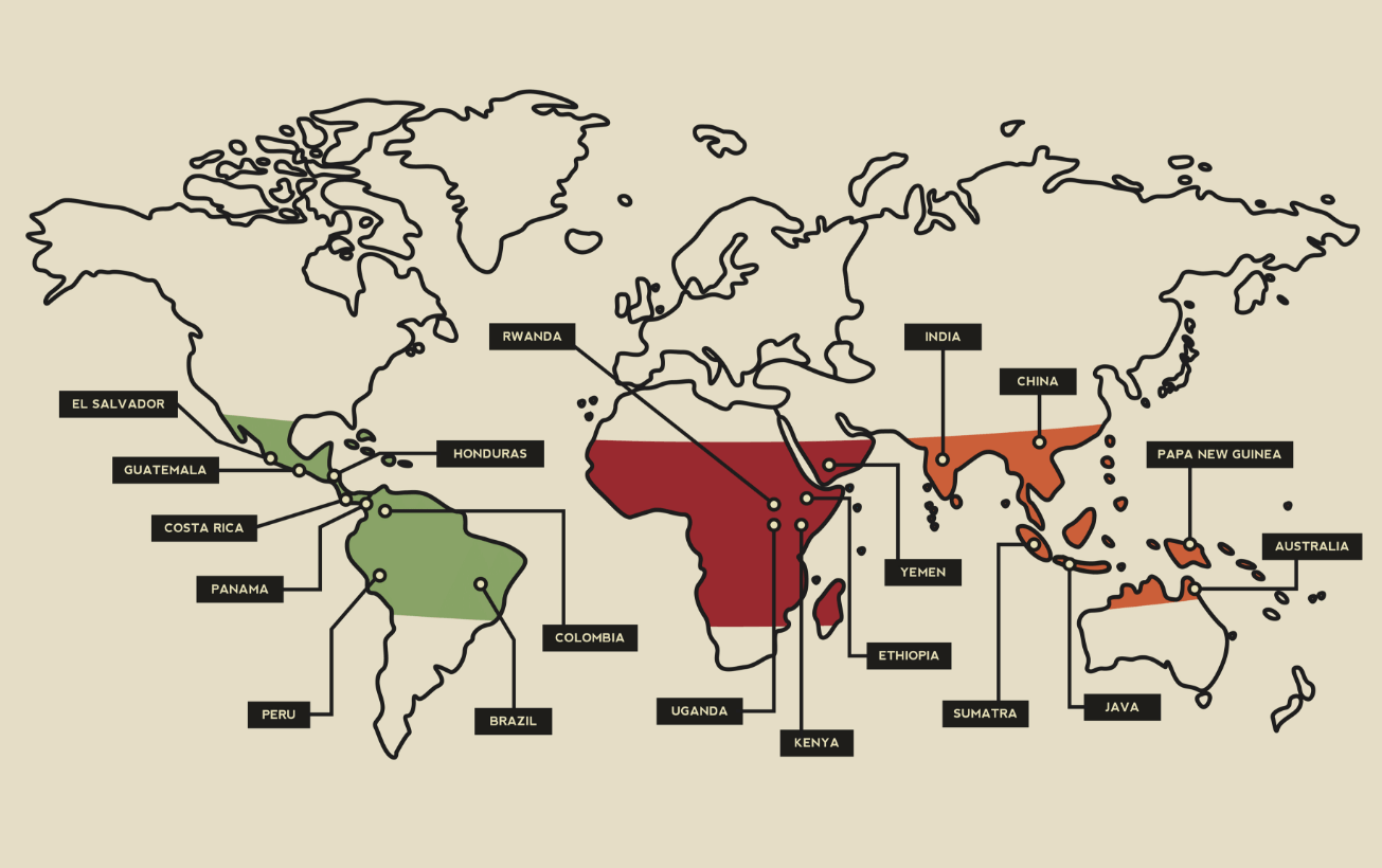 coffee belt map