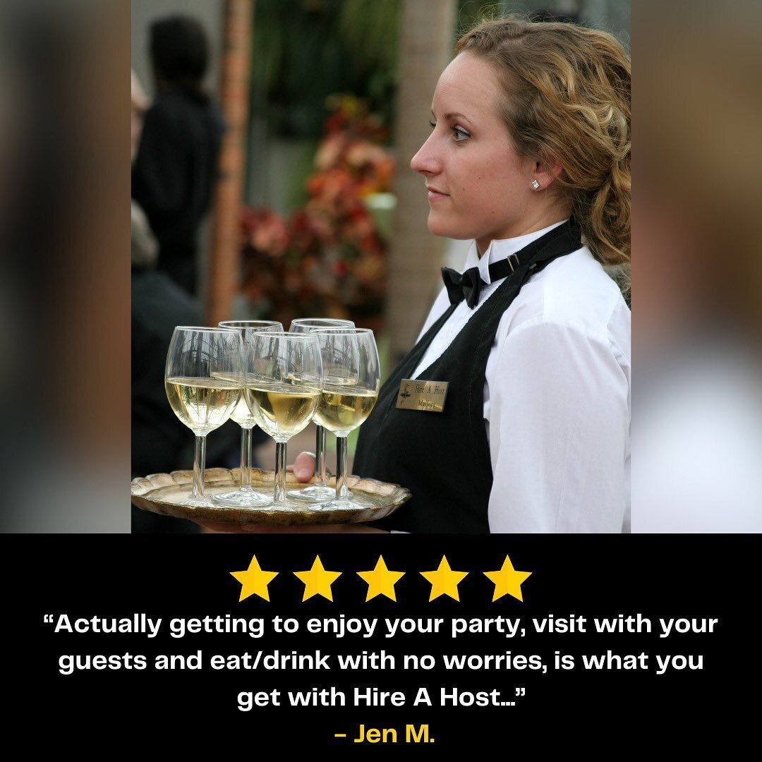 &ldquo;Having used Hire A Host for many years, I thought it was time for me to share how wonderful they are to work with at any event you may be hosting. From graduation parties, company get togethers, holiday parties, Hire A Host has never disappoin