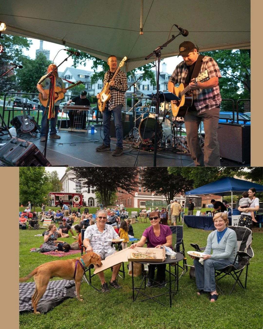 Here's a SNEAK PEEK at what's to come this July for our Summer Concert Series! Mark your calendars and start dreaming of 70 degree evenings on the Amherst Common. More bands to be announced!