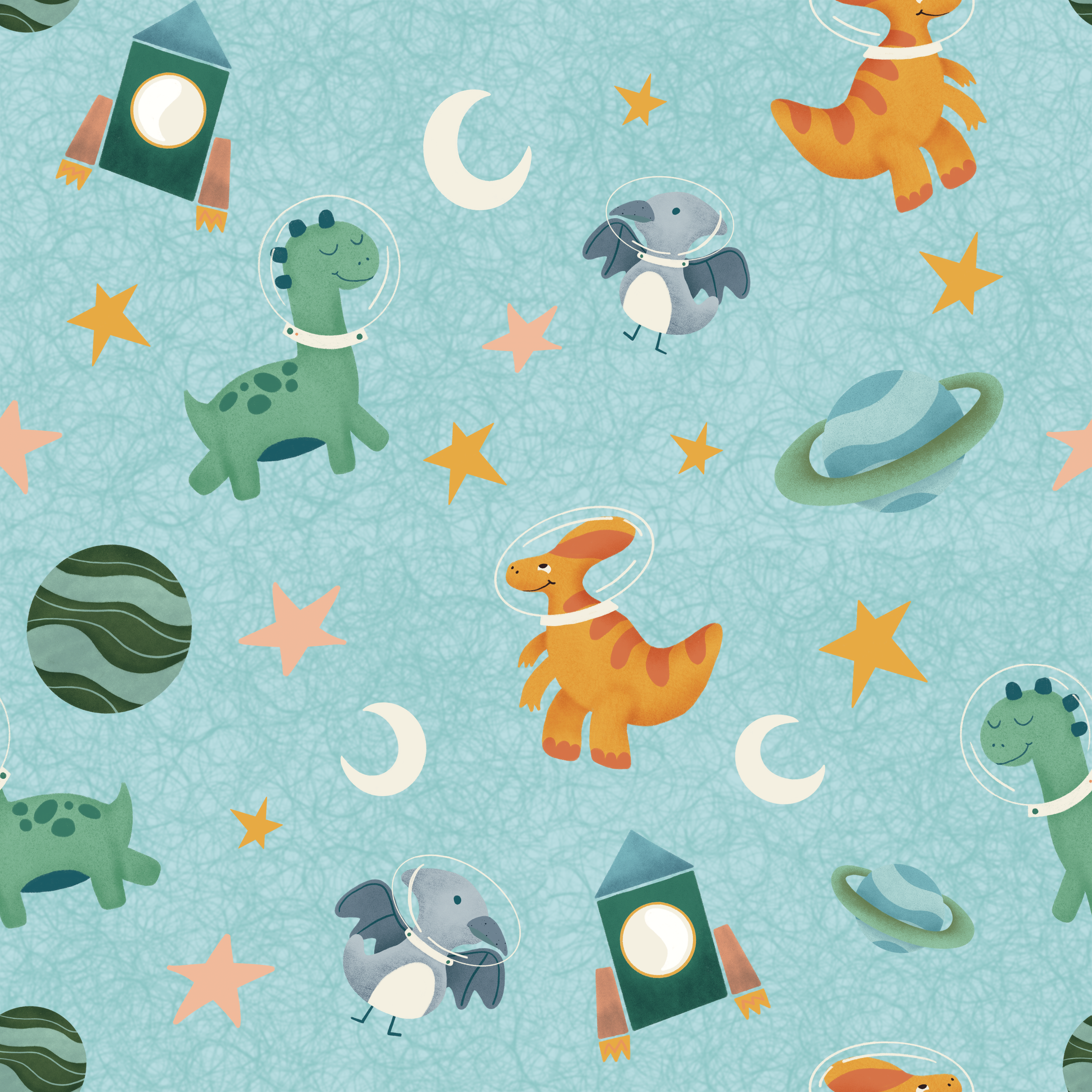 dinosaurs & space - april 2025