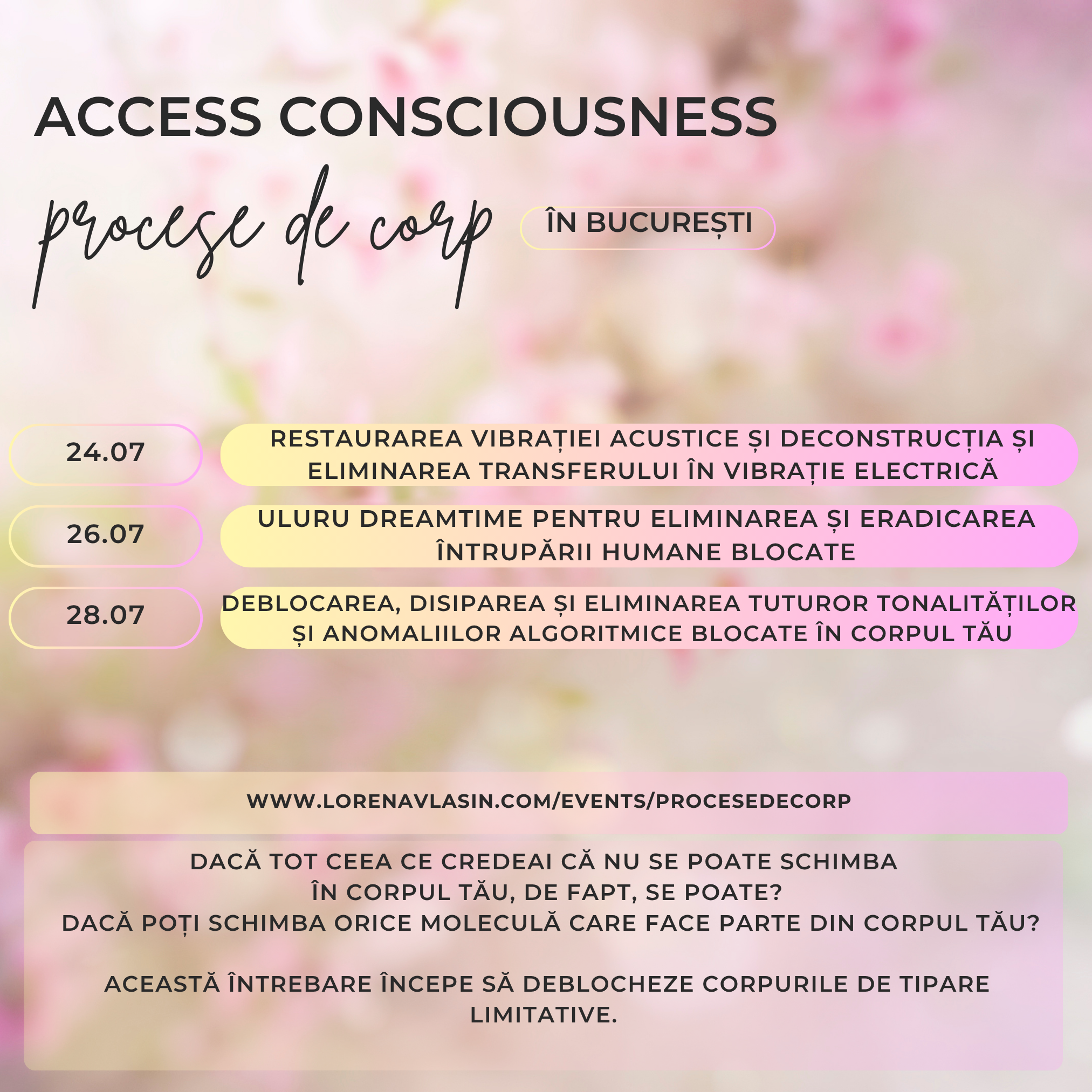 Clase Procese de corp în București
