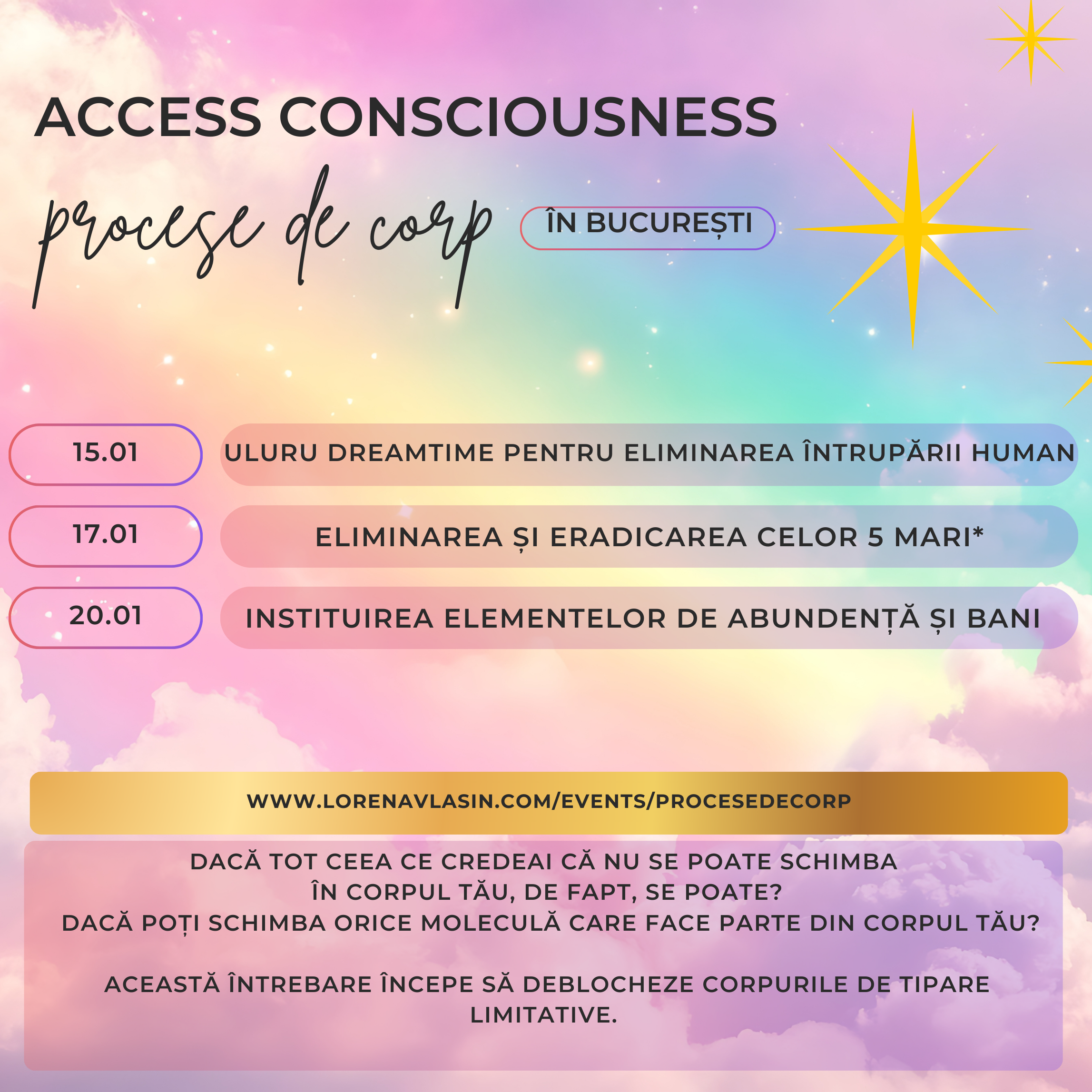 Clase Procese de corp în București