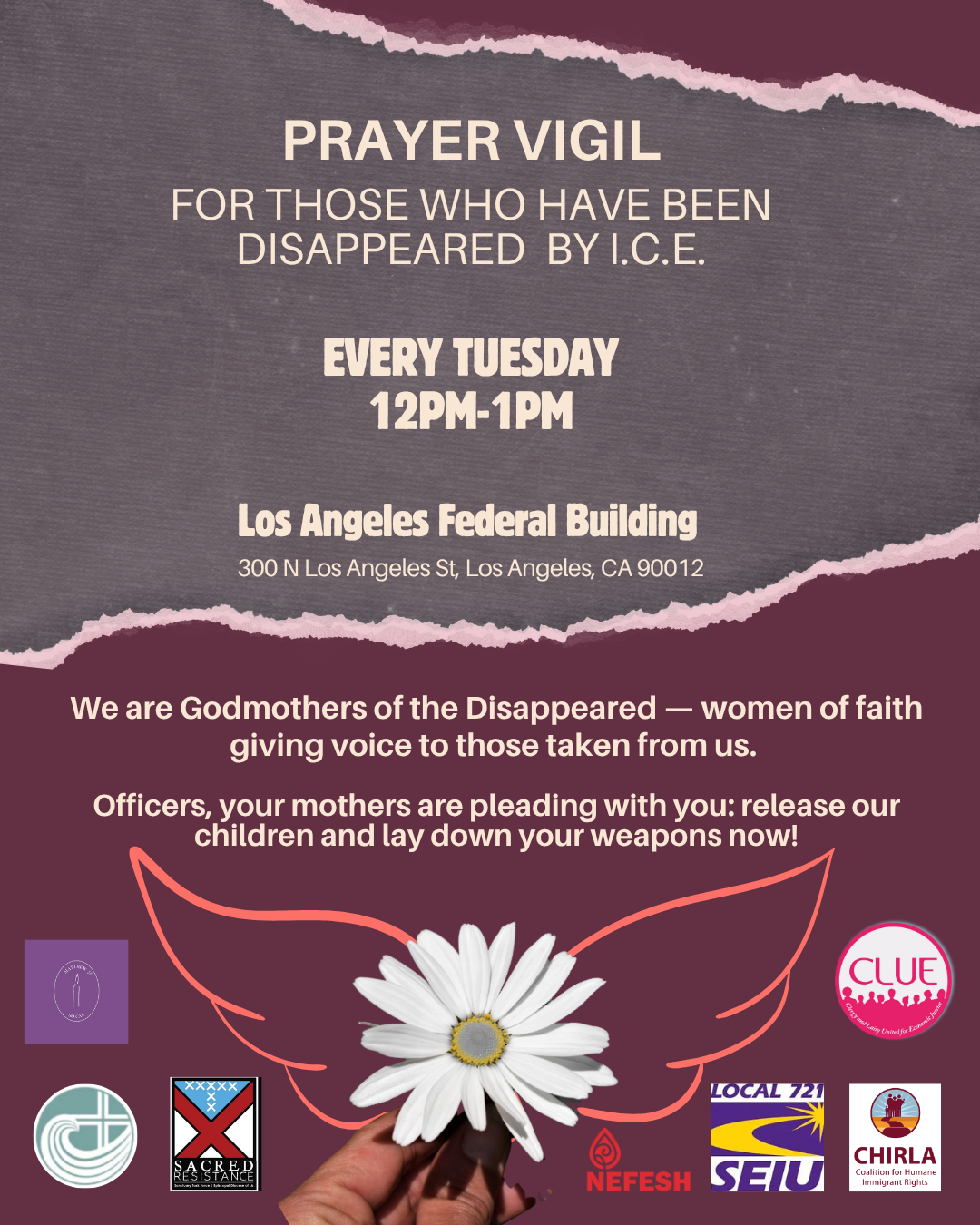 Tuesday Immigration Vigil DTLA