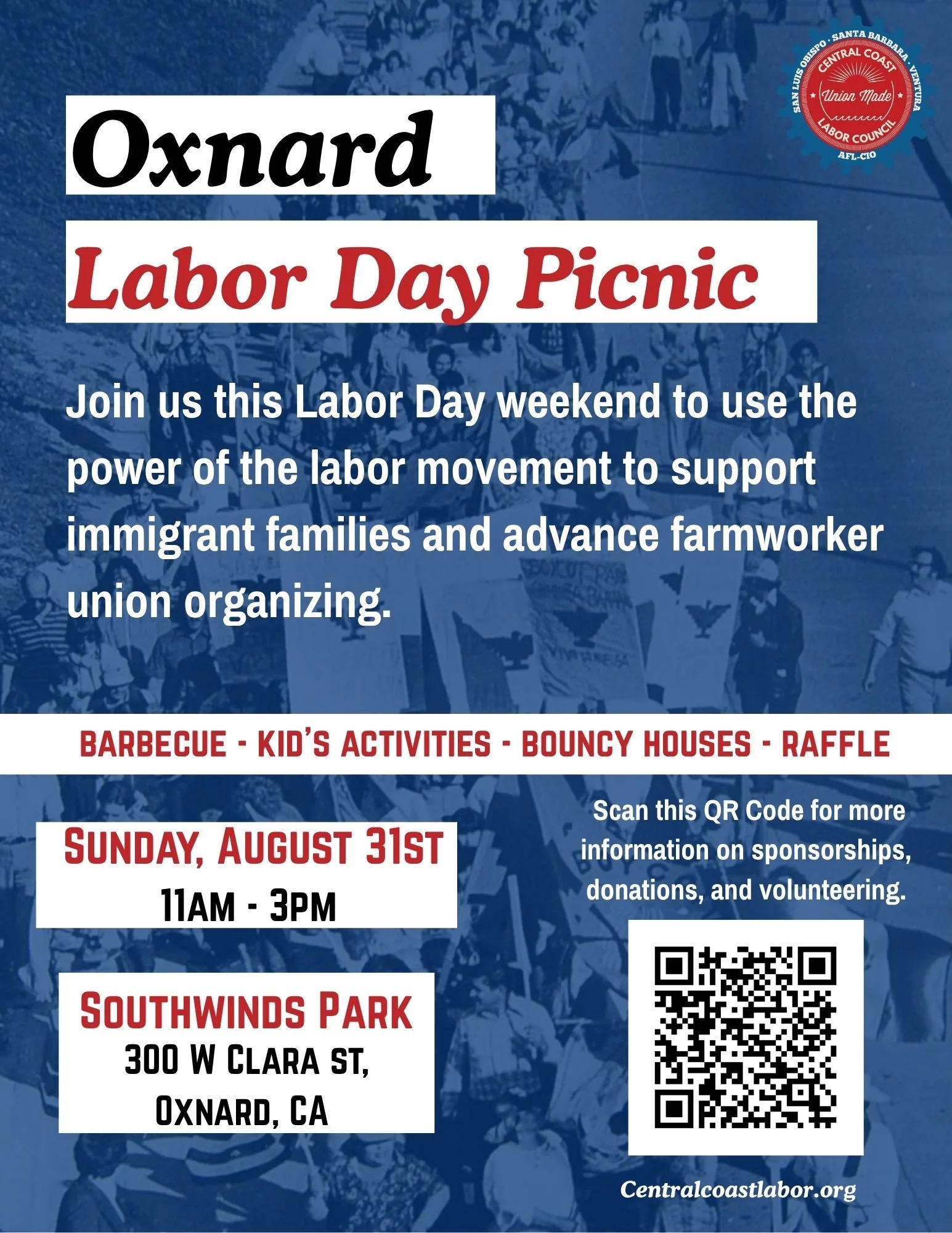 Labor Day Picnic with Central Coast Labor Council