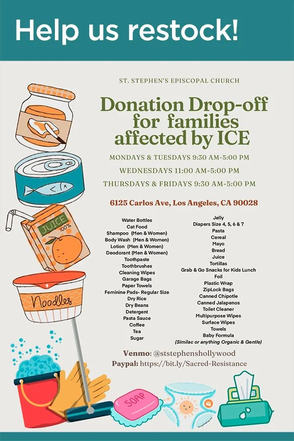 Sacred Resistance Food Store is running low. Support families affected by ICE.