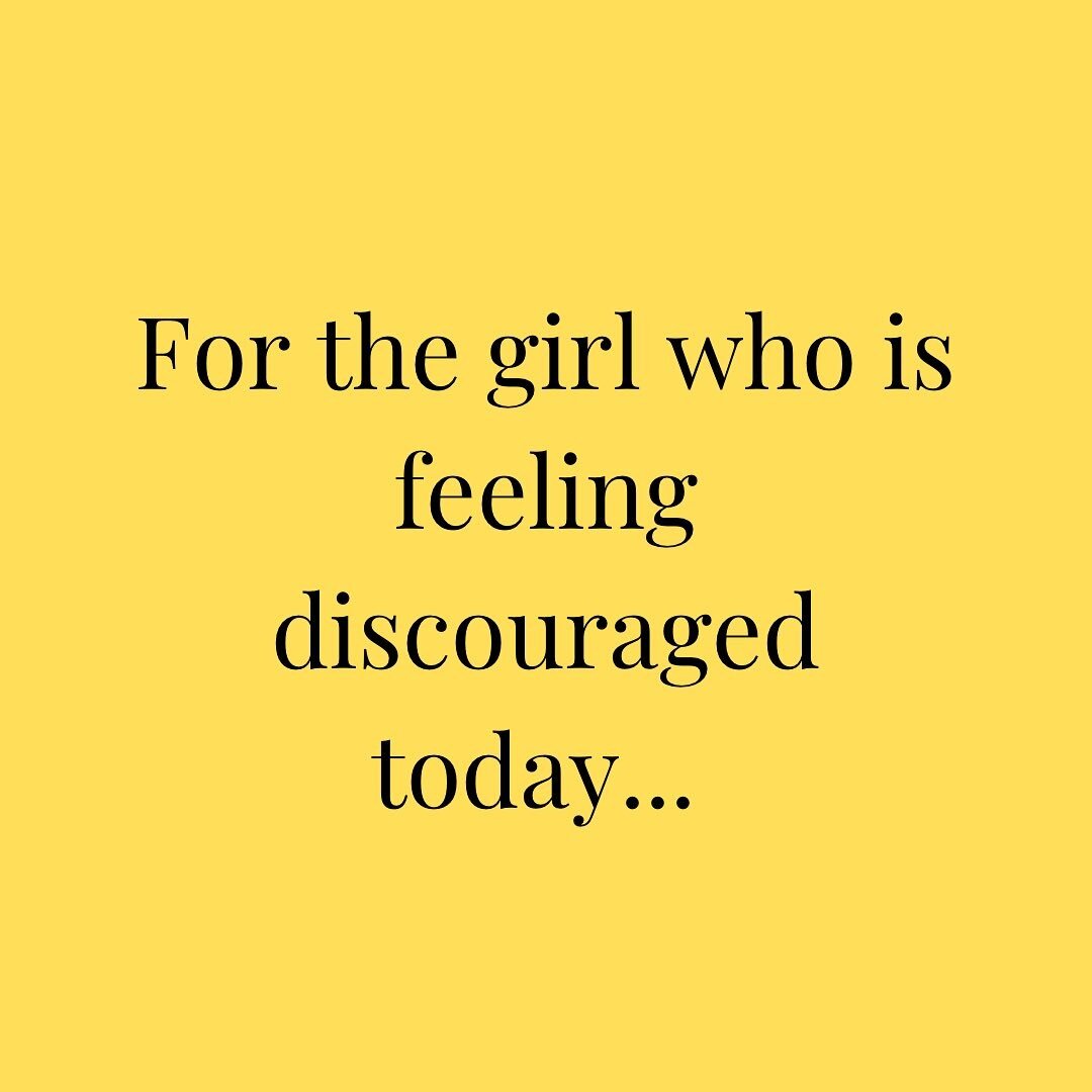FOR THE GIRL WHO IS FEELING DISCOURAGED. SWIPE ⬅️ #FaithIsFashionable