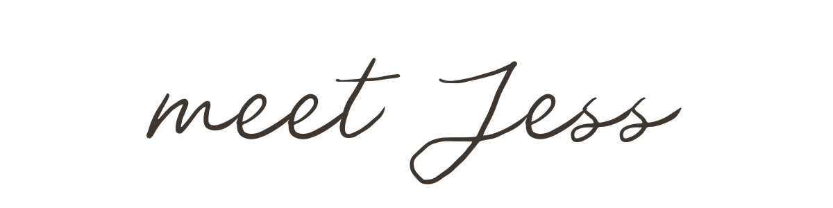 "meet Jess" handwritten text in black