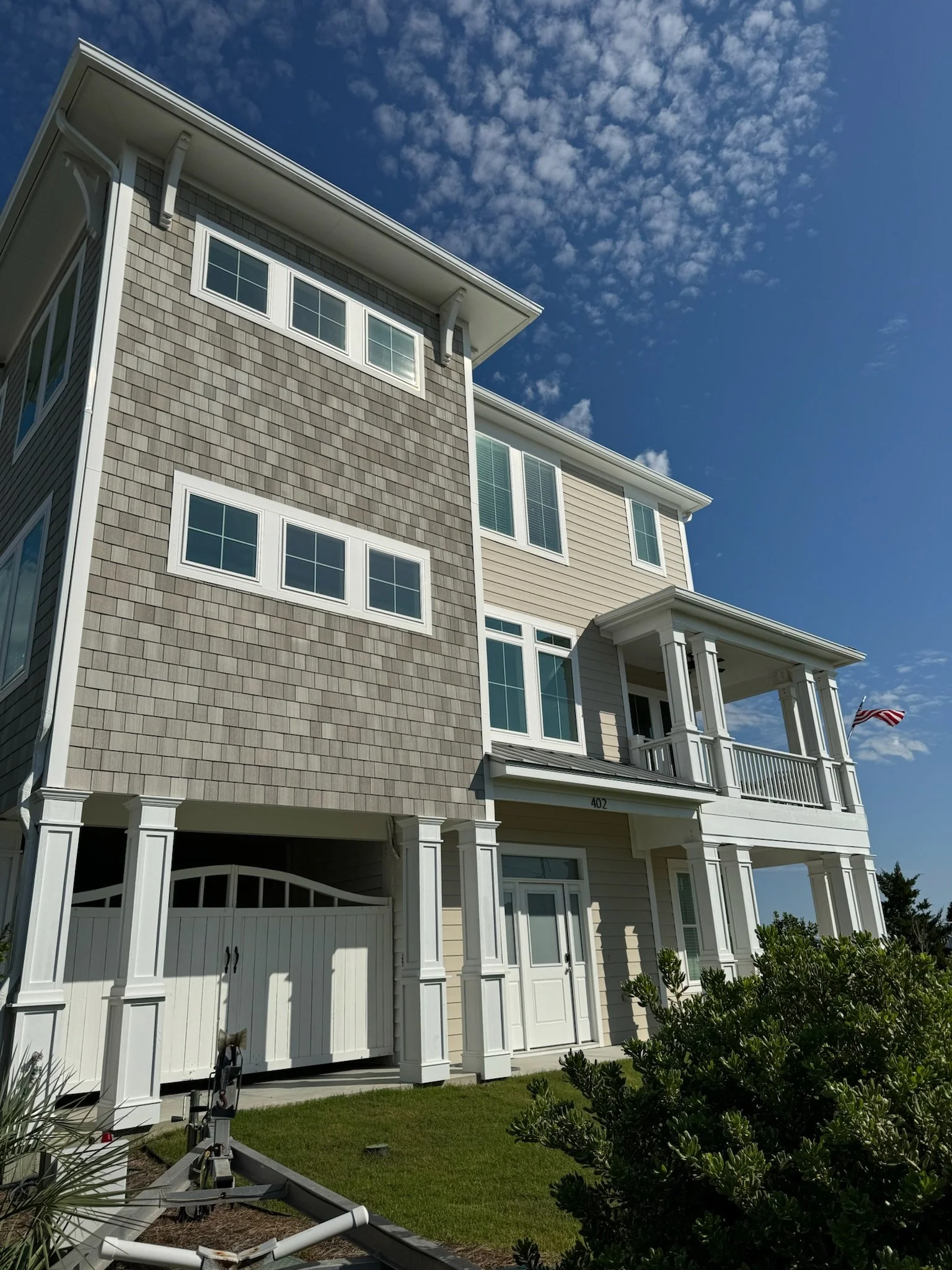 Custom Home Beach House built at Topsail Island