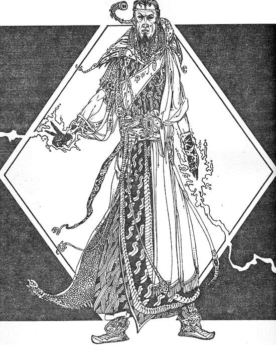Russ Nicolson's art in the Fiend Folio, White Dwarf and of course Fighting Fantasy is up there with Liz Danforth's work in its impact and continued influence on my relationship with fantasy art. So long sir! - Sasha
