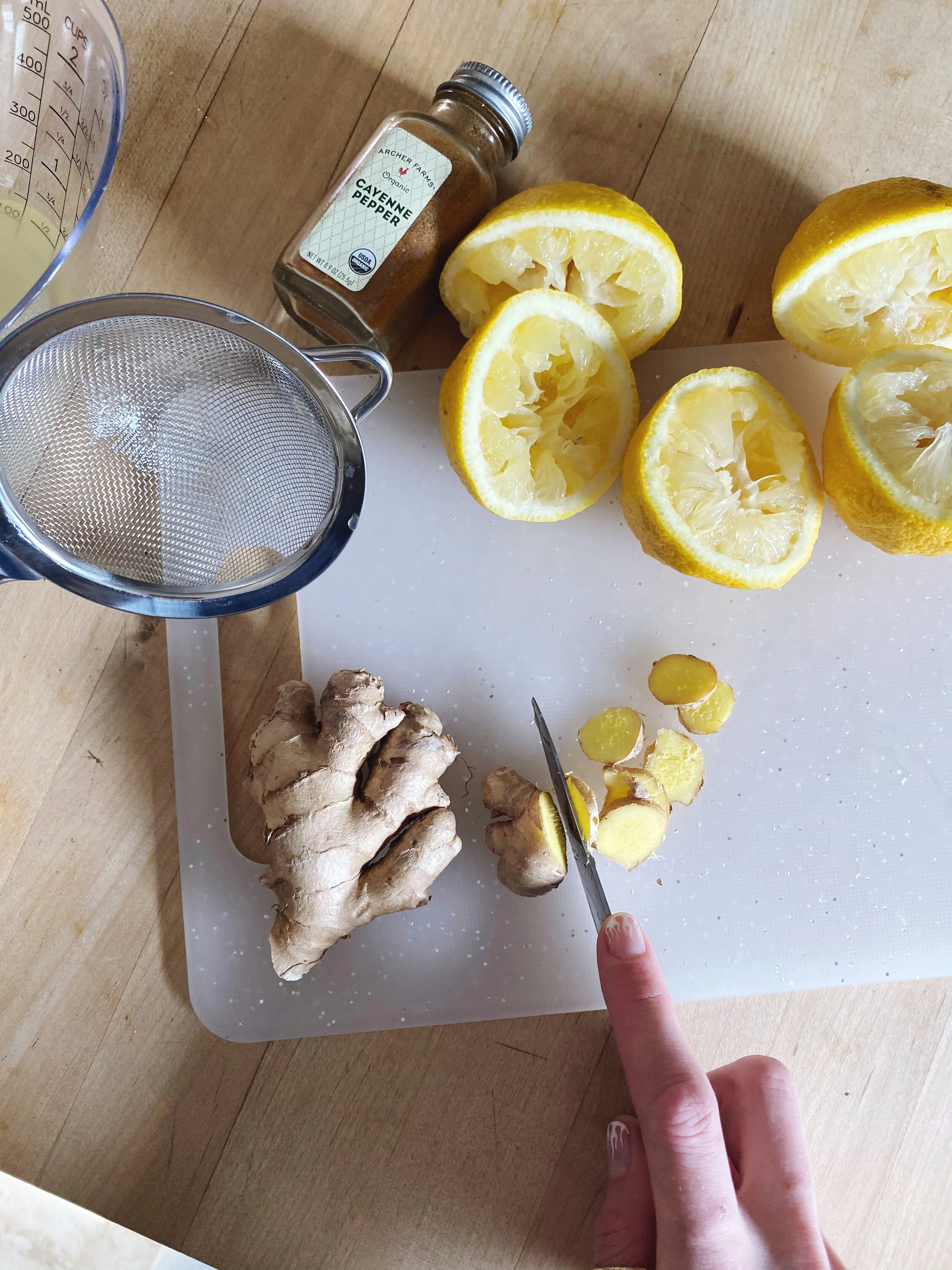 Lemon Ginger Wellness Shot — Always & Whatever