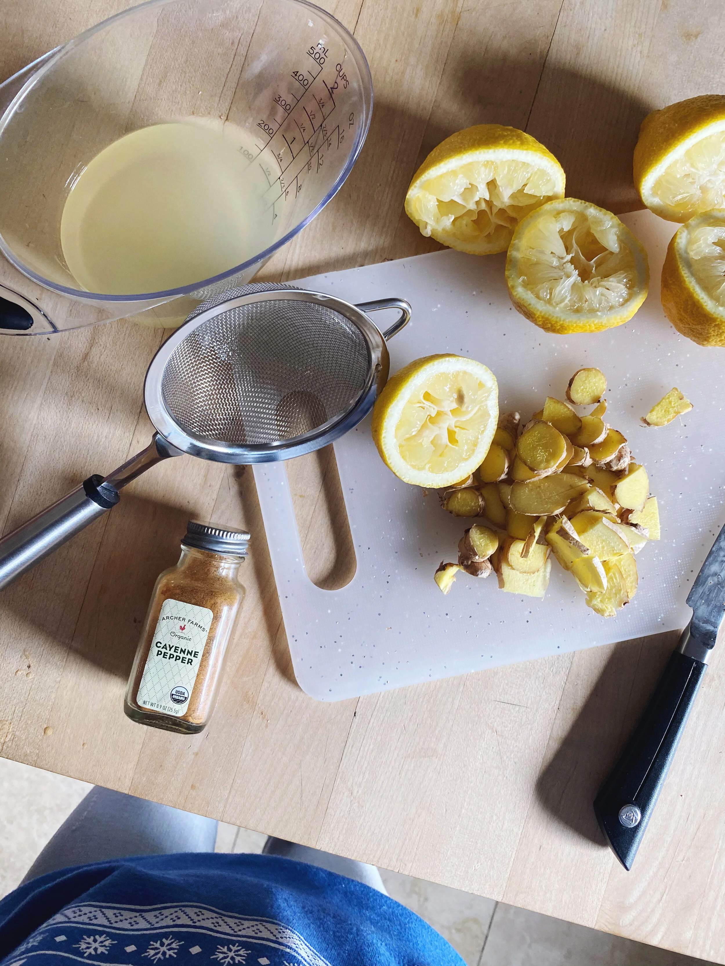 Lemon Ginger Wellness Shot — Always & Whatever