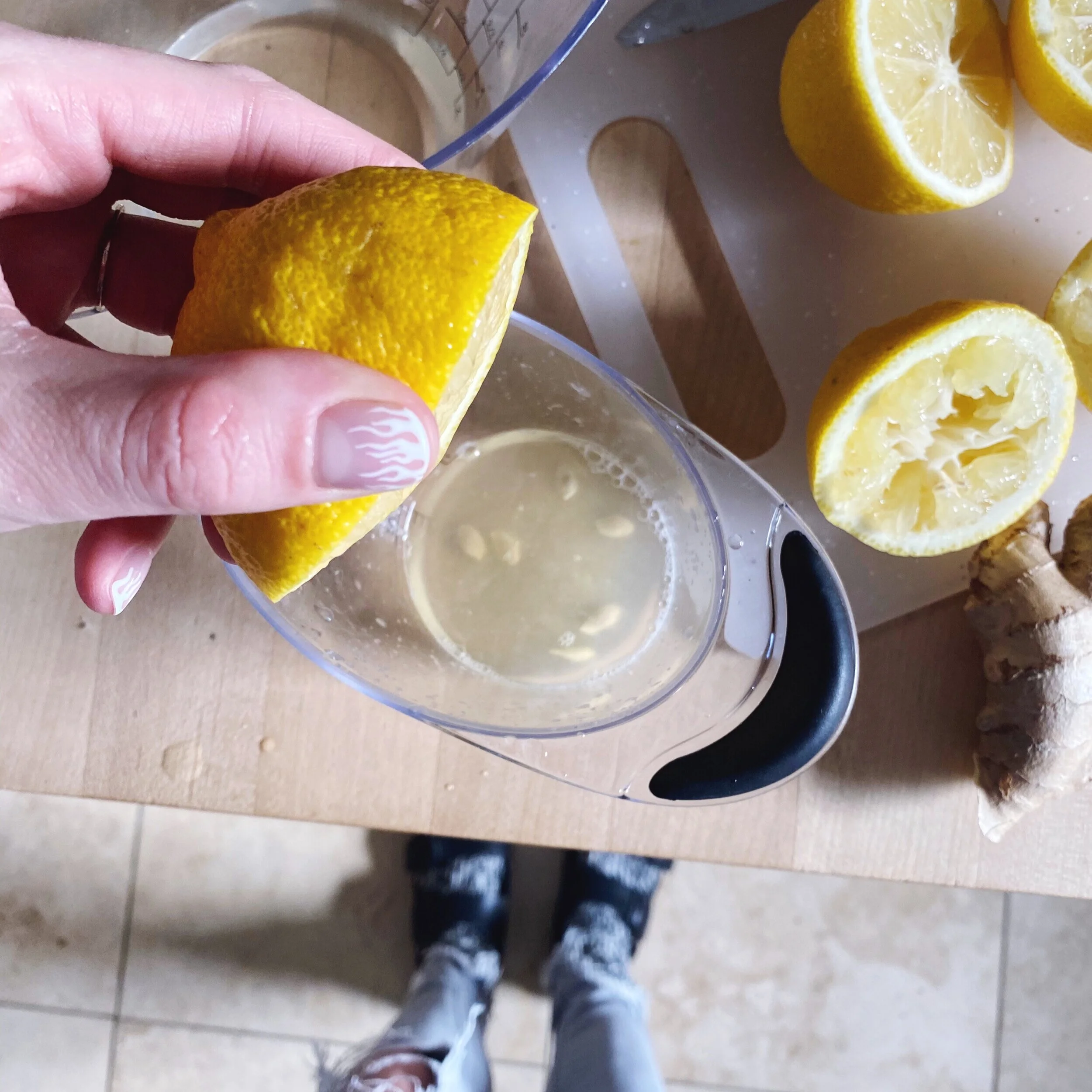 Lemon Ginger Wellness Shot — Always & Whatever