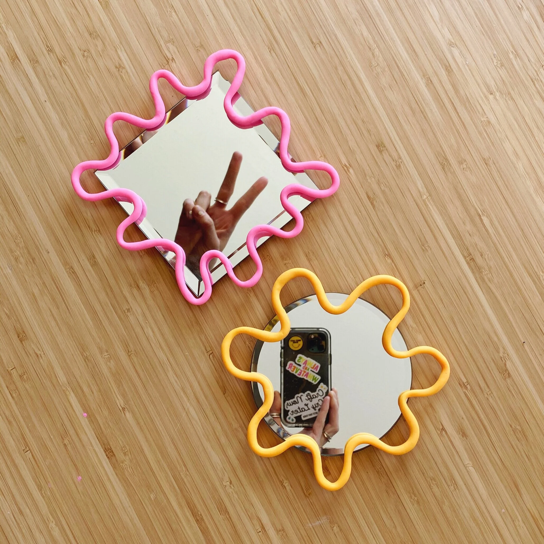 DIY Polymer Clay Mirror — Always & Whatever