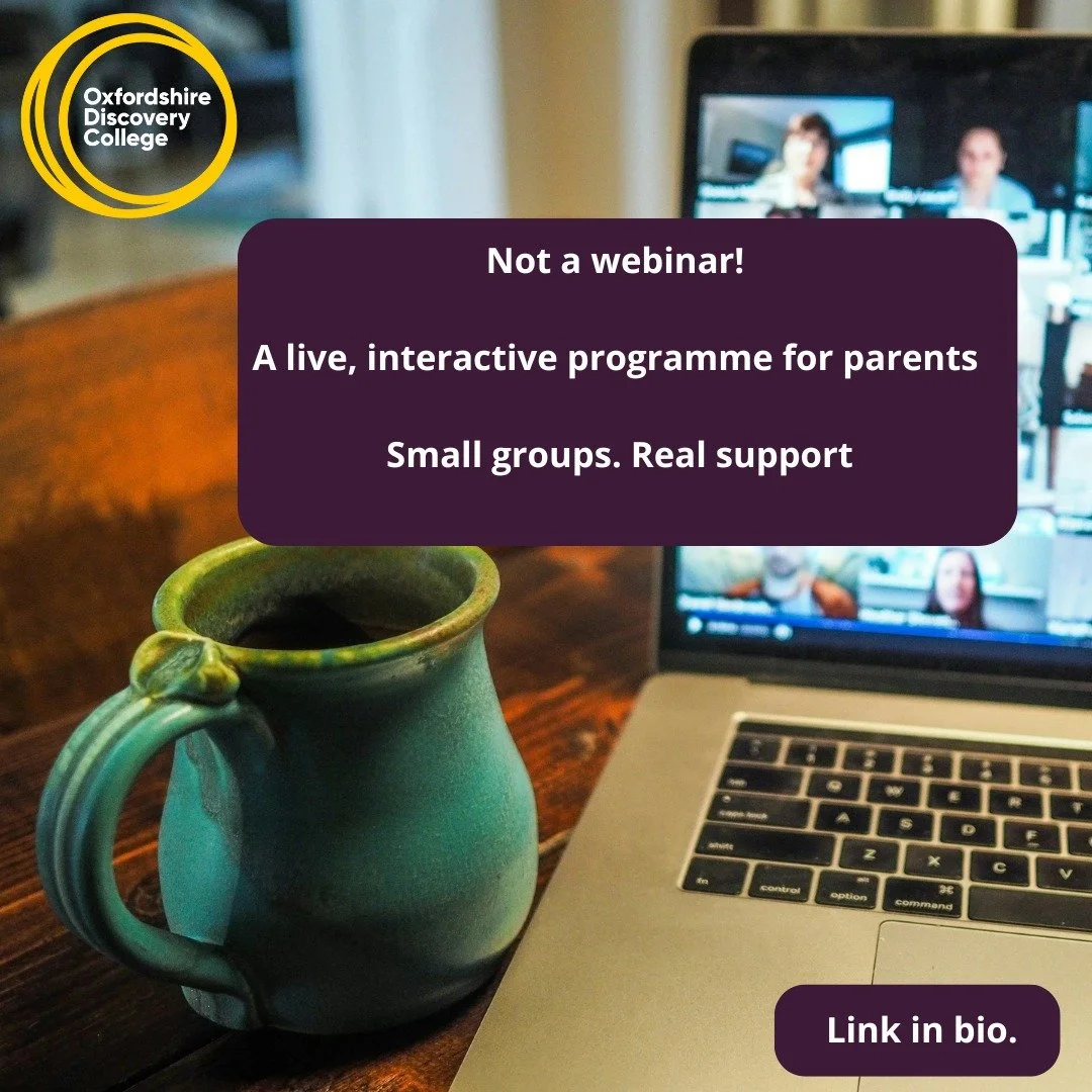 Many parents tell us they&rsquo;ve tried webinars but leave feeling unseen, unheard and still unsure what to do next.

The Parent Toolkit is different.

Our 5-week programme is fully live and interactive, with small groups and experienced facilitator