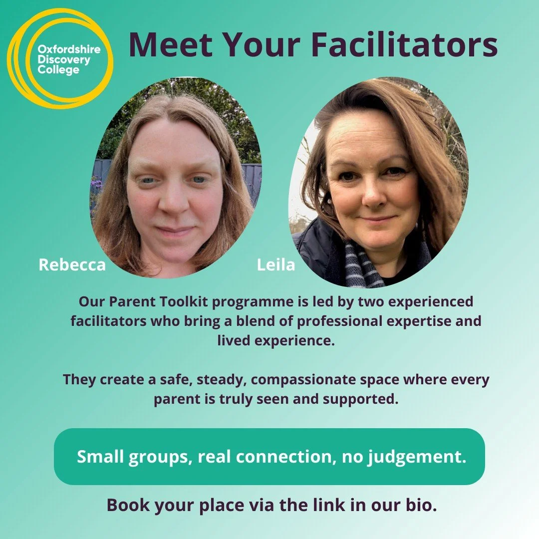 Meet the facilitators behind The Parent Toolkit 

Our 5-week live, online programme is led by two experienced facilitators who bring a unique blend of professional training and lived experience.

Together, they create a calm, compassionate, and non-j