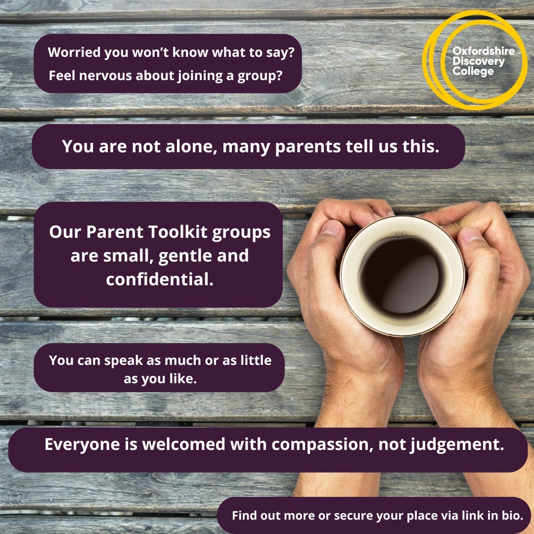 Many parents tell us they feel worried about joining a group, unsure what to say, or anxious about sharing.

If that&rsquo;s you, you&rsquo;re not alone.

The Parent Toolkit is designed to be a gentle, confidential and compassionate space, where you 