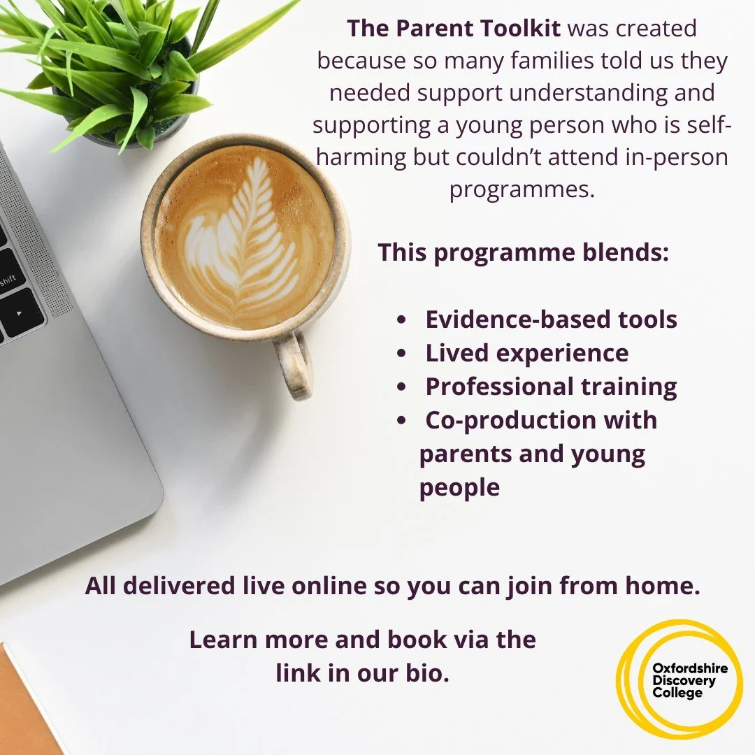 The Parent Toolkit was shaped by what families told us they needed, support that is accessible, thoughtful, and rooted in real experience.

This programme brings together evidence-based approaches, lived experience, and professional expertise, all co
