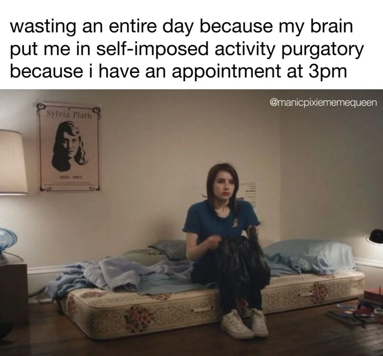 yet you will never see me take an appointment in the morning