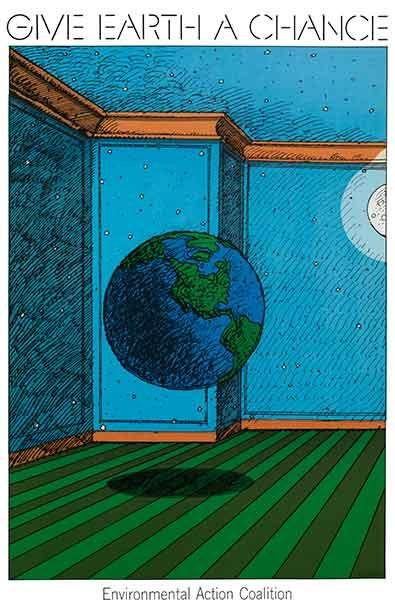 Milton Glaser. Give Earth a Chance. (1970)