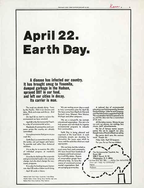 The Environmental Teach-In, Inc., The New York Times, 1970