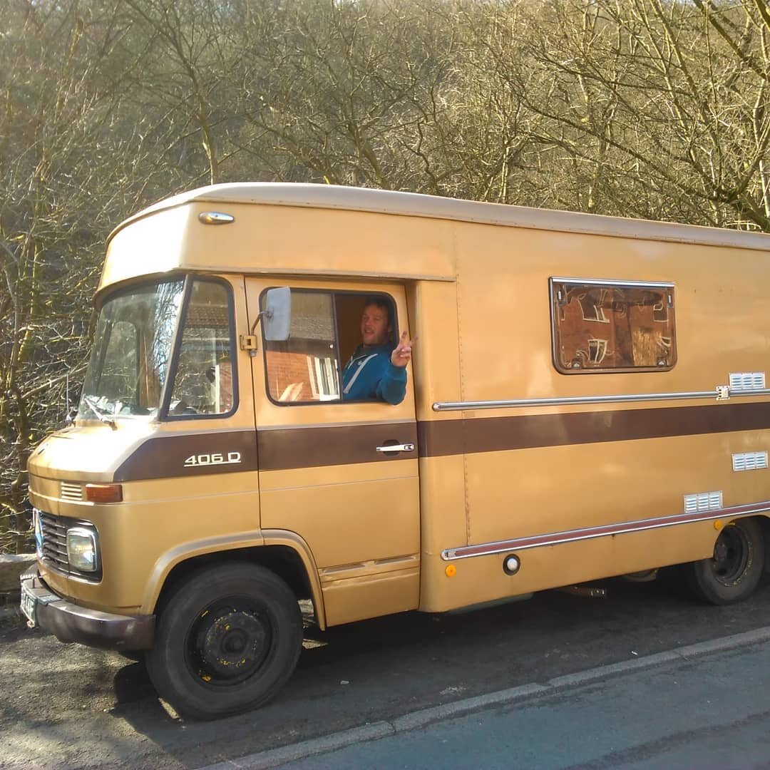 This was the day it all began for us. 
We knew it was perfect with such a brilliant shape and pretty well looked after for a vehicle made in 1968. It was a campervan in Germany and used by the same couple for 40 years before it arrived in the UK. All