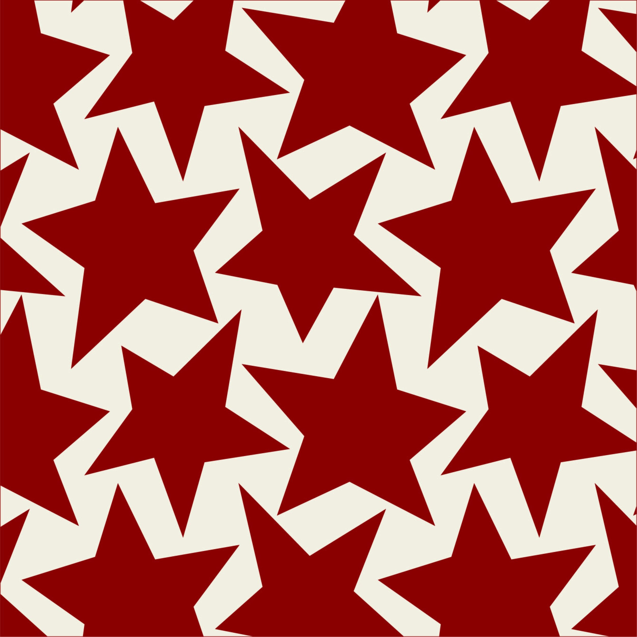 TOSSED STARS in Maritime Red