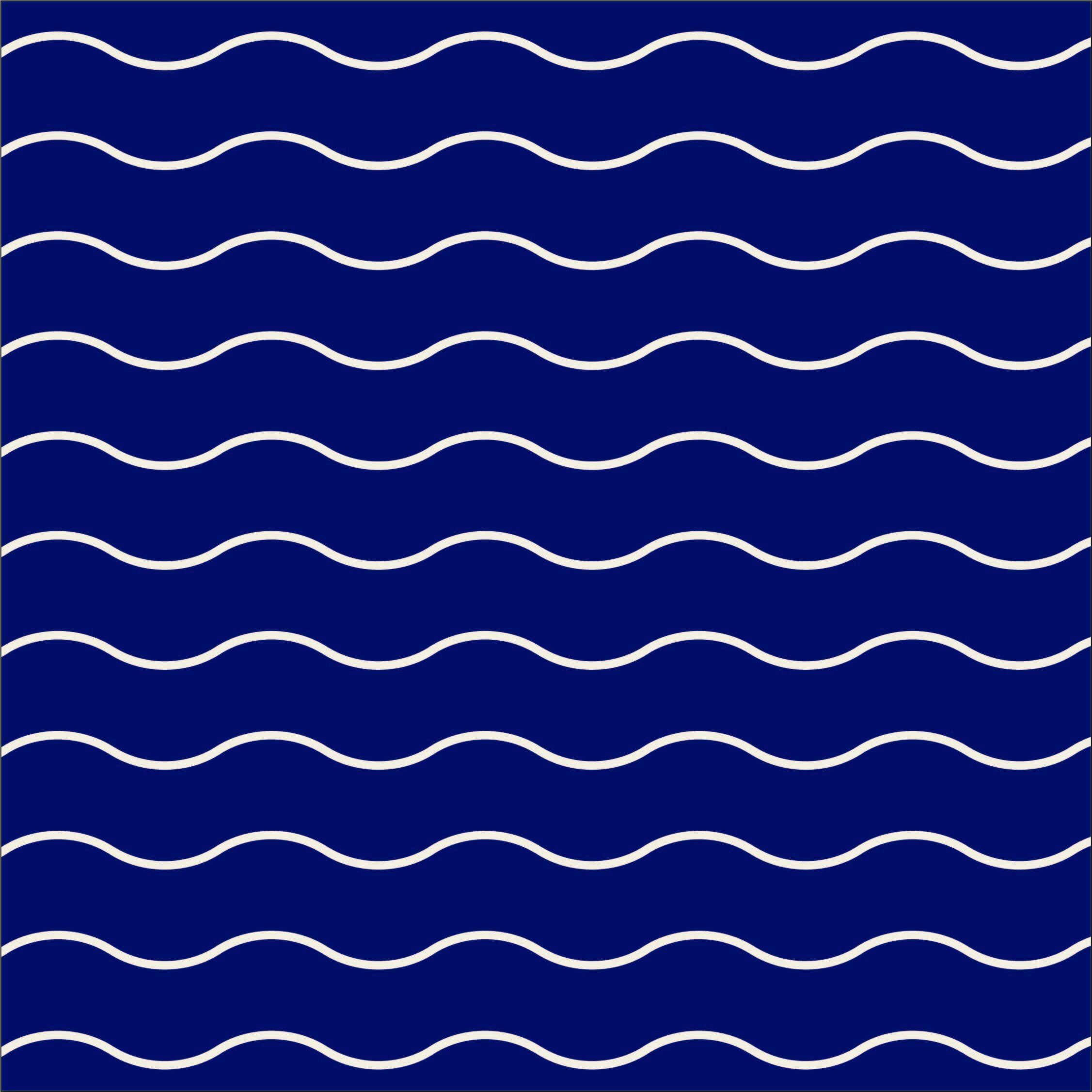 WAVES in Navy Blue