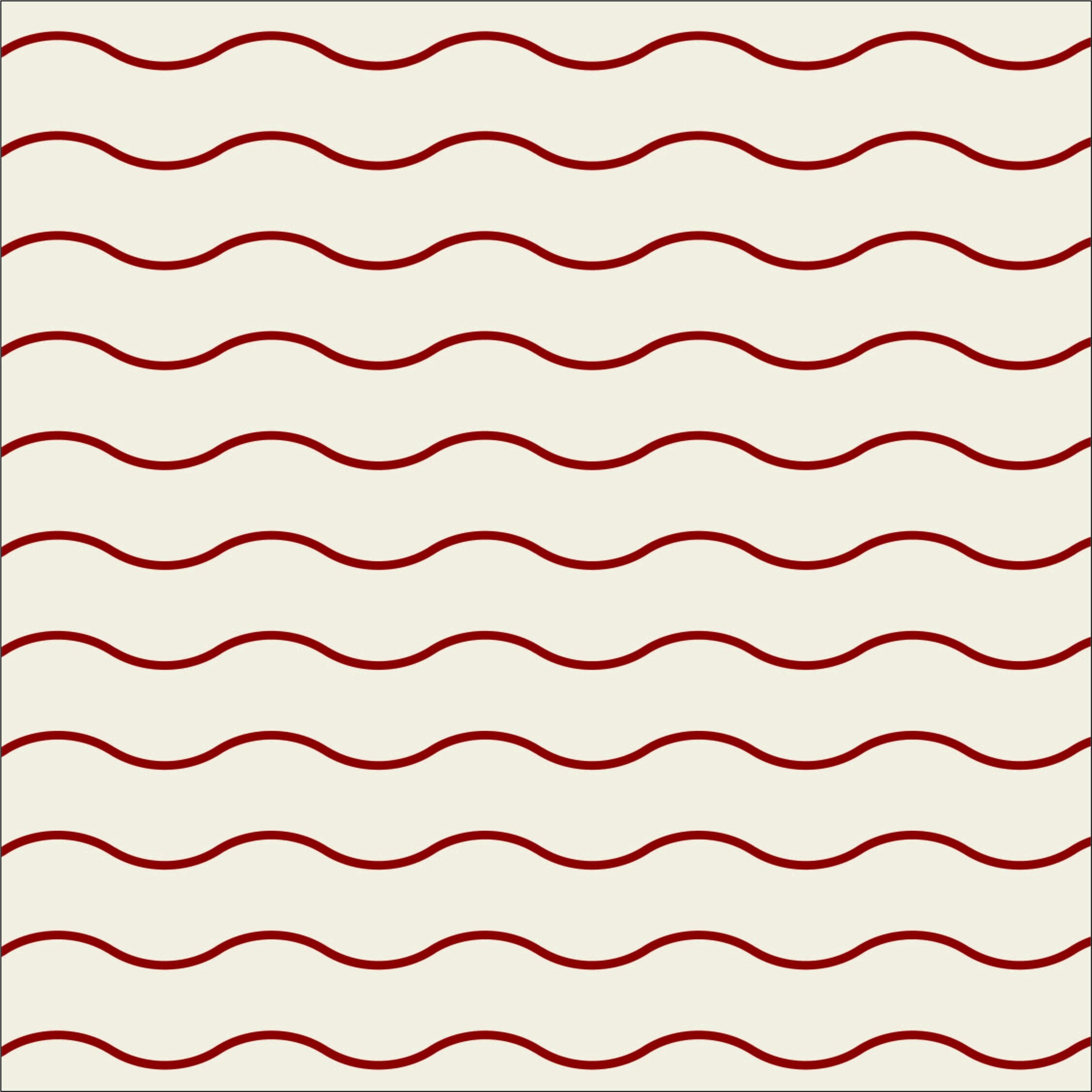 WAVES in Maritime Red