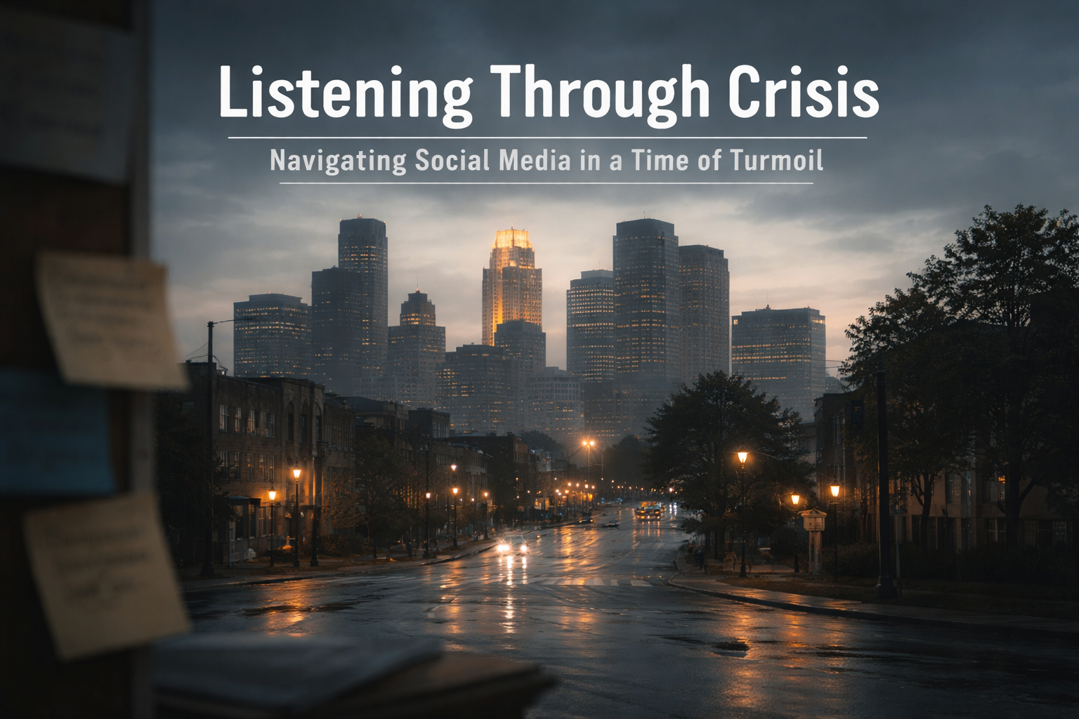 Navigating Social Media in a Crisis