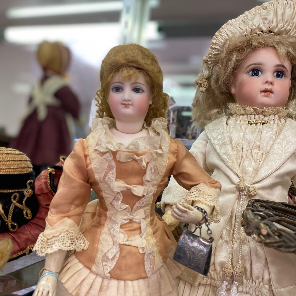 Early English Wooden Doll, Bru Bebes Headline For TheriaultAntiques And The  Arts Weekly