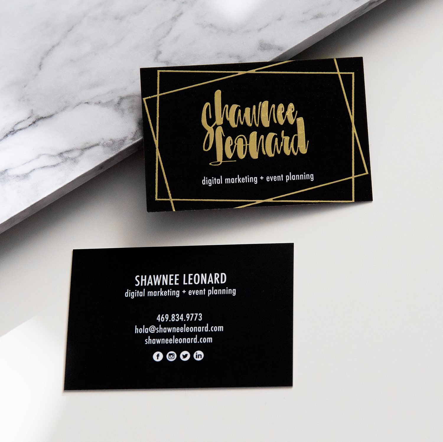 Shawnee Leonard - Business Cards
