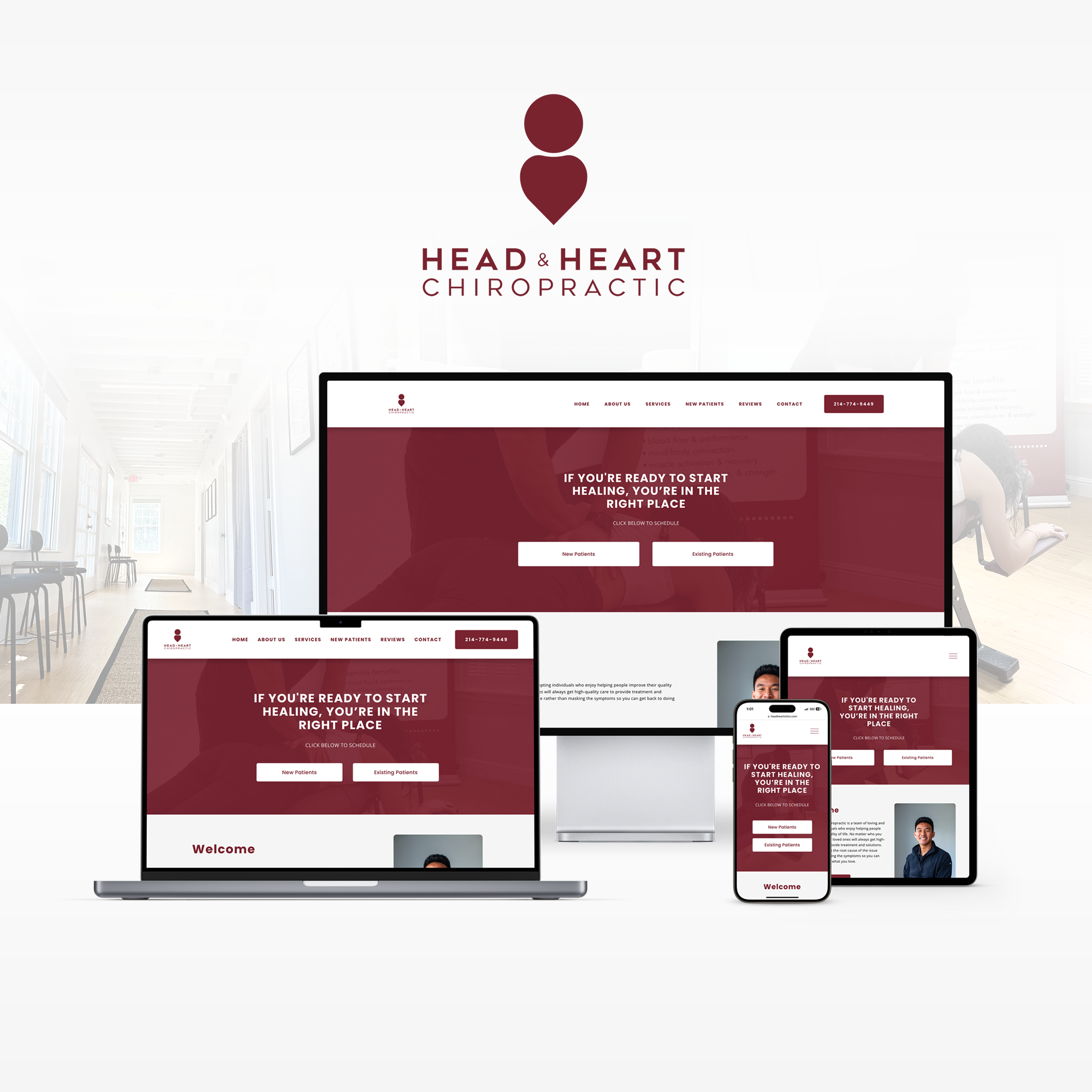 Head & Heart Chiropractic - Website Redesign