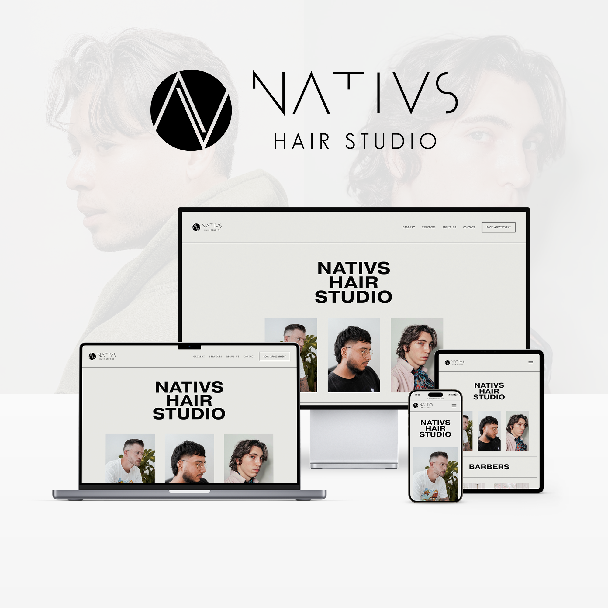 Nativs Hair Studio - Website Redesign