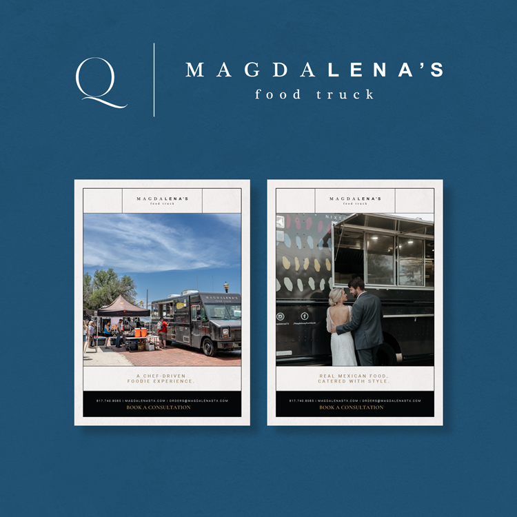 QUIROZ & CO - Catering & Events Food Truck Flyers