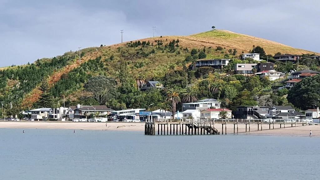 Maraetai Beach and Wharf, Auckland, New Zealand