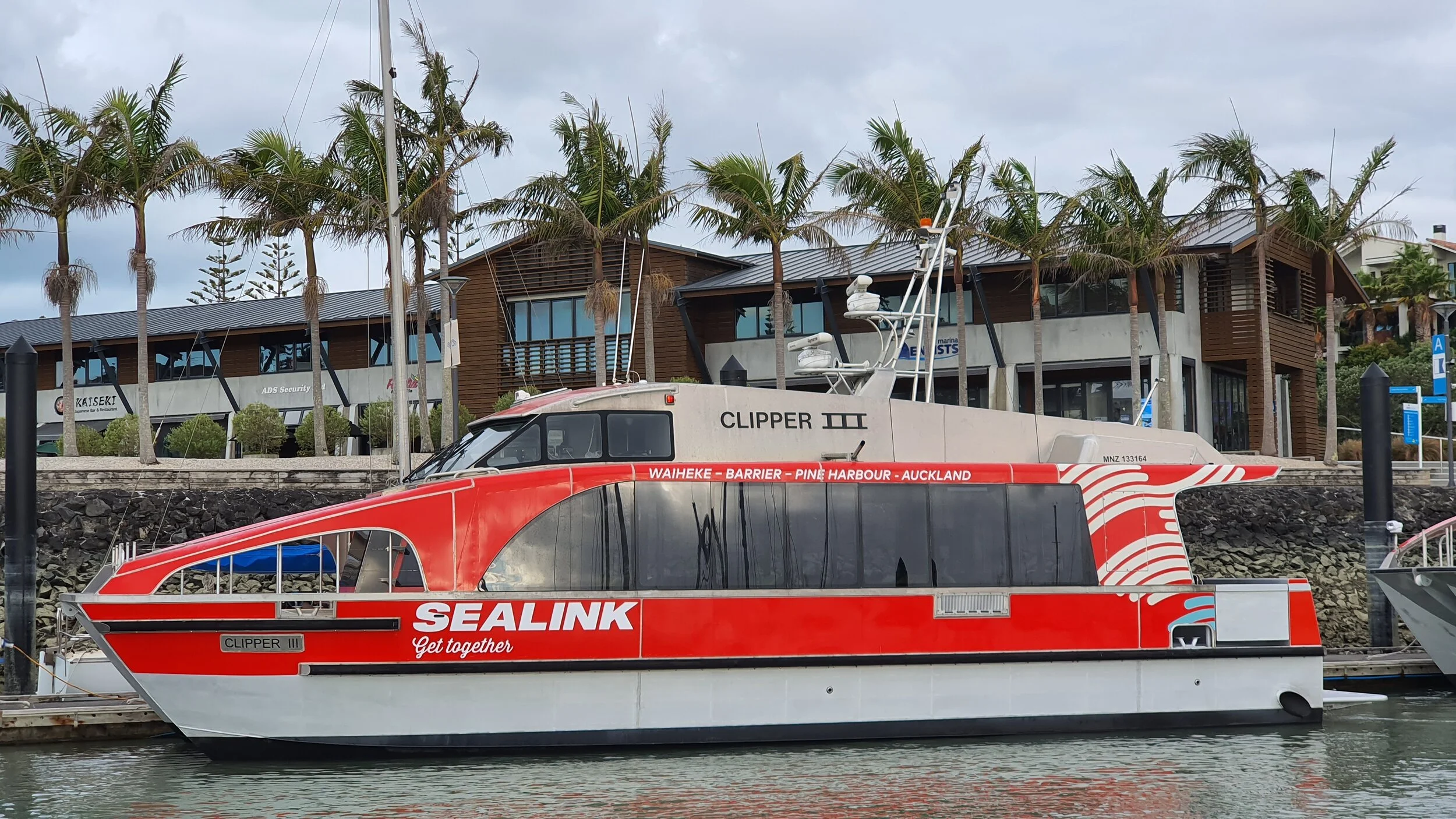 Catch a 30-minute ferry to Auckland from Pine Harbour Marina, Beachlands.