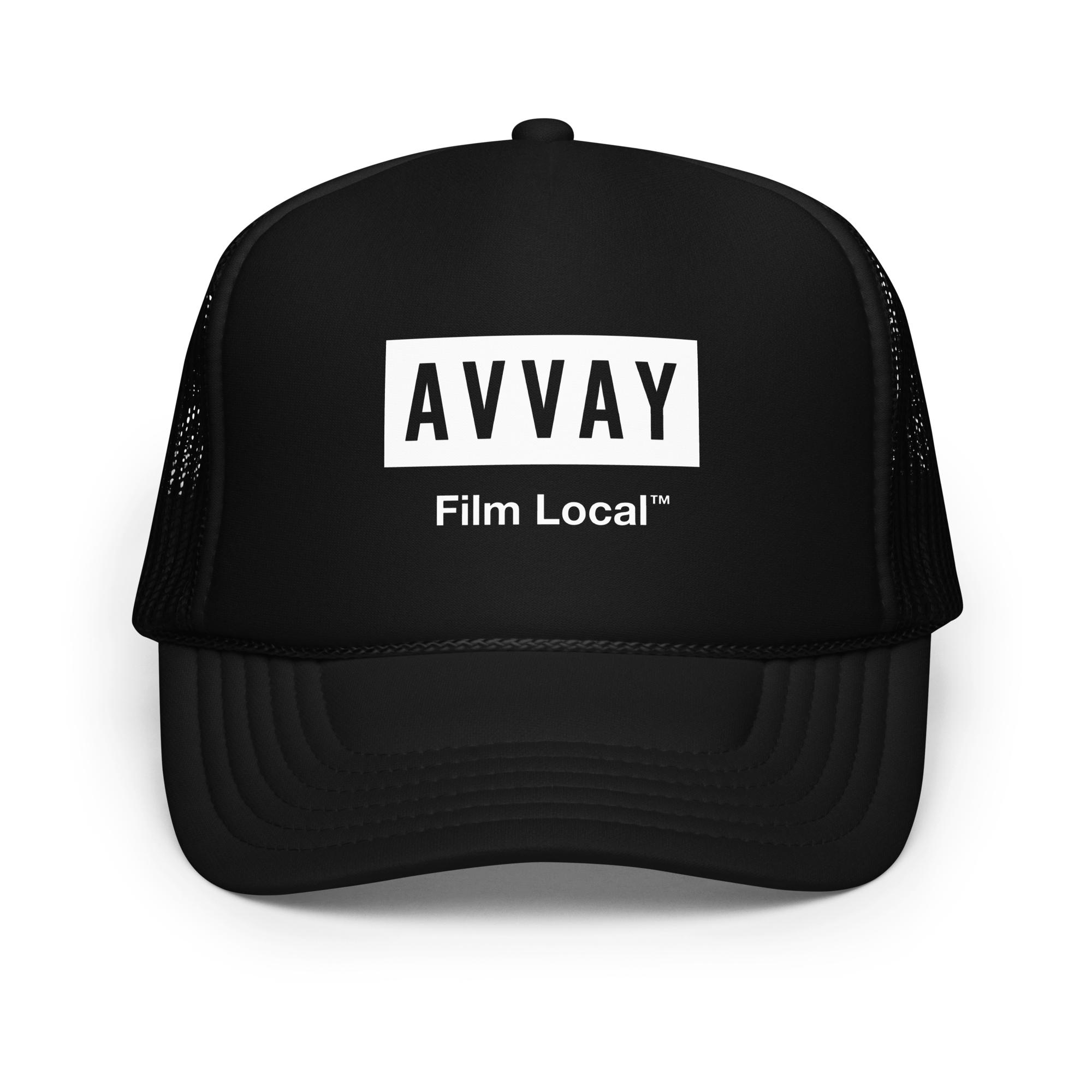 AVVAY Logo Film Local™ Tagline Foam Trucker