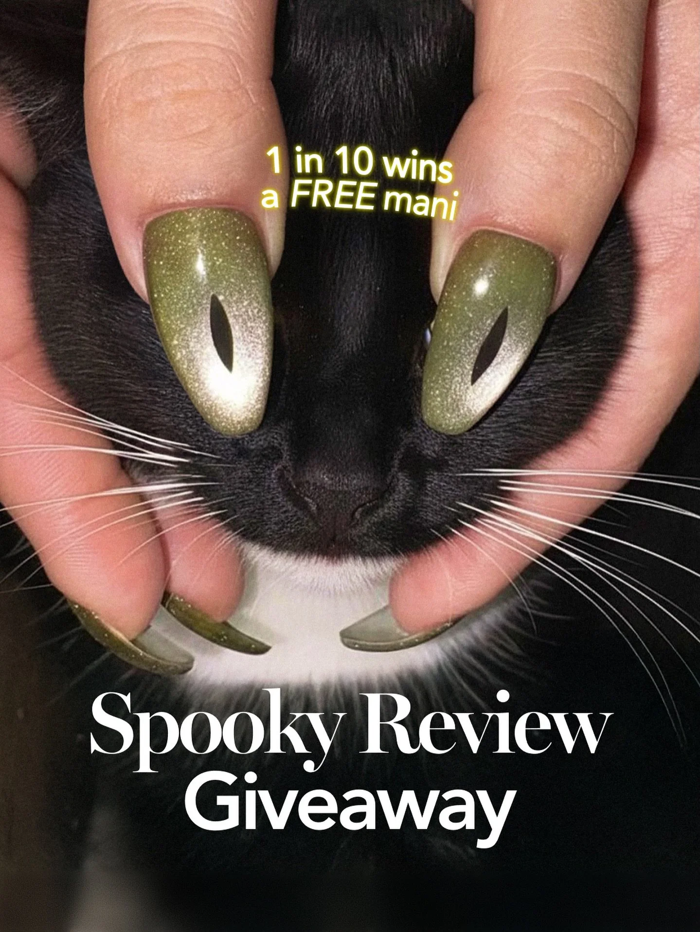 No tricks&mdash;just treats 🐈&zwj;⬛

1. Leave an honest Google review about your RN visit.
2. Screenshot it and text to (978) 231-9991 by Oct 31.
3. Watch for your number.

1 in 10 gets a ✨FREE Russian Gel Manicure✨ 
🌘 Winners revealed Halloween ni