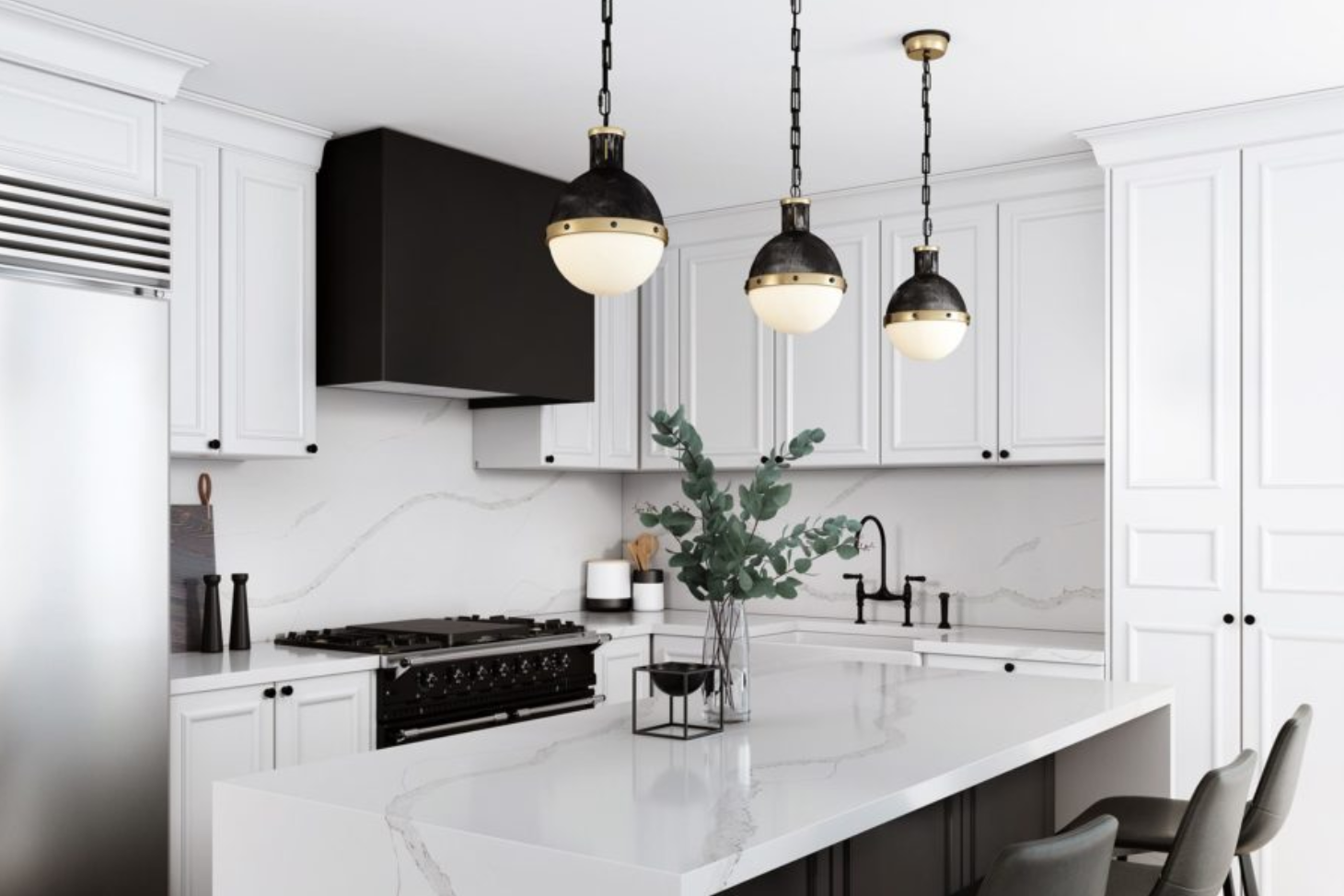 The Fifield House: How to choose countertops
