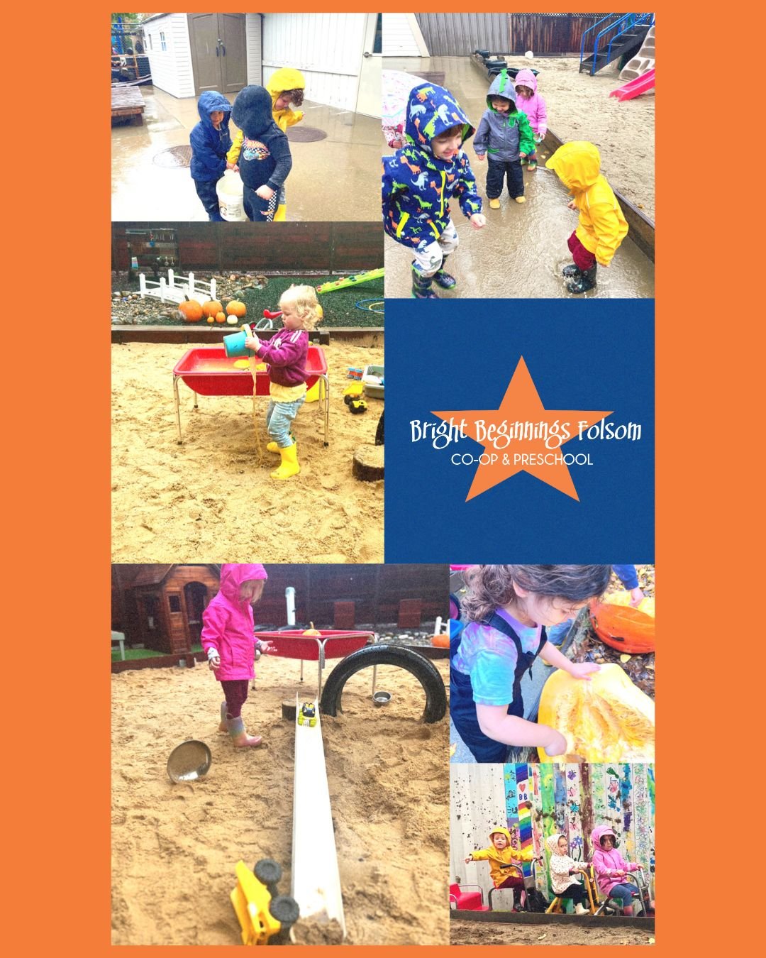Curiosity leads the way, even on a rainy day! ☔️

At Bright Beginnings, we believe there's no such thing as bad weather&mdash;only fantastic play opportunities! 💦 Our kiddos are embracing the rain, exploring the puddles, and learning through every s