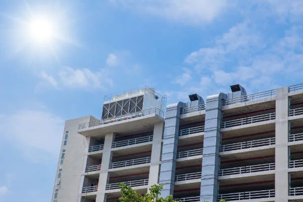 A healthy cooling tower