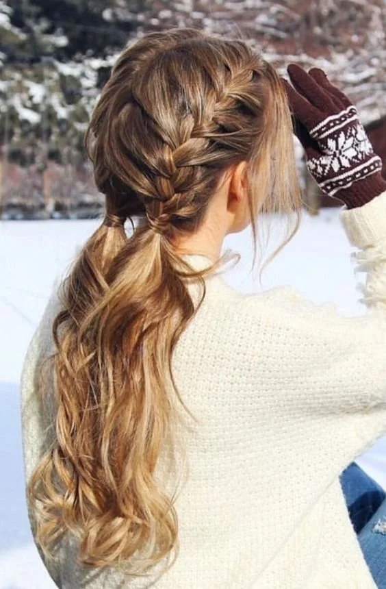 French Braid Ponytail