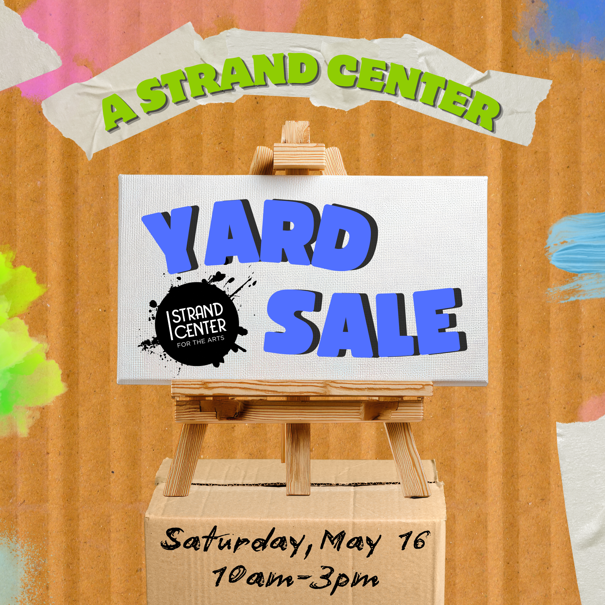 A Strand Center Yard Sale Fundraiser