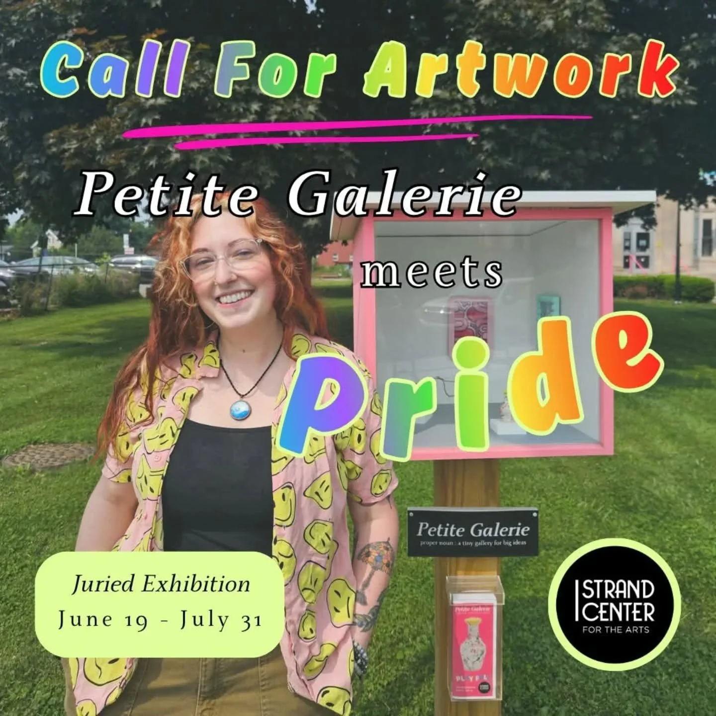 We are very excited for the upcoming Pride feature in the Petite Galerie! 😍🏳️&zwj;🌈 This will be a juried exhibition that begins on June 19 and will be on display until July 31. 

Artists are invited to submit 1-2 pieces for the Petite Galerie in 